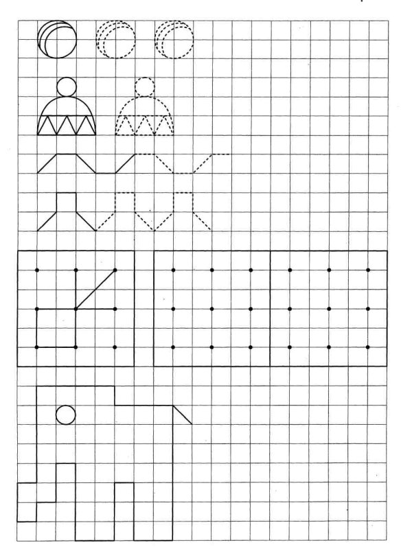 Узор по клеткам дошкольники