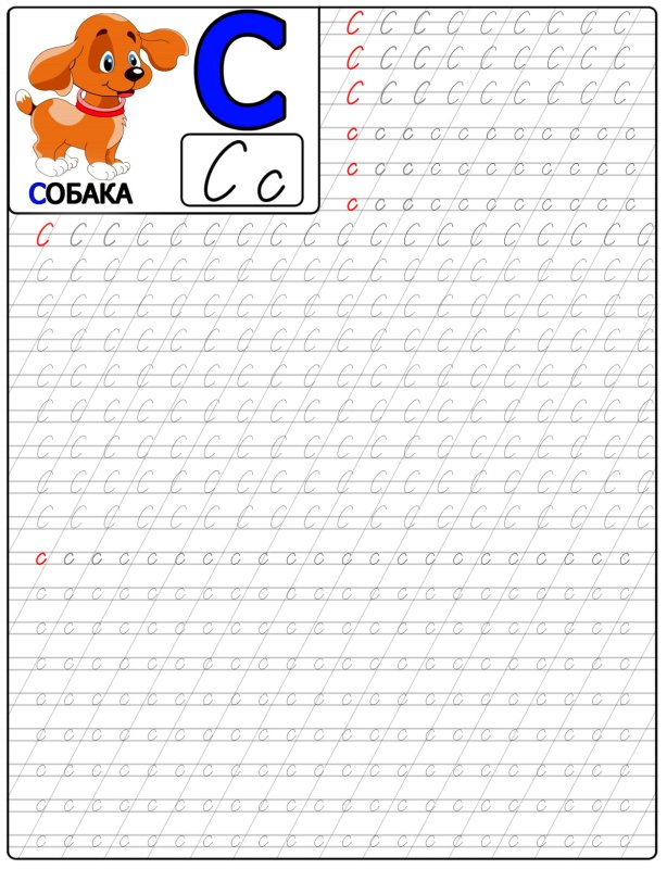 Прописи буквы а заглавной и строчной