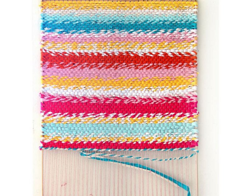 Коврики плетеные на рамке