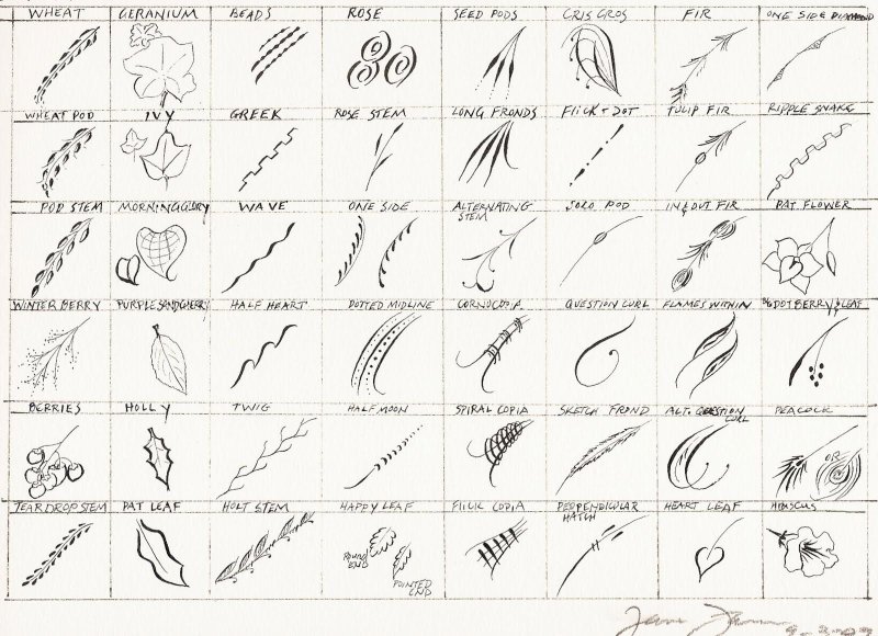 Каллиграфия для начинающих упражнения