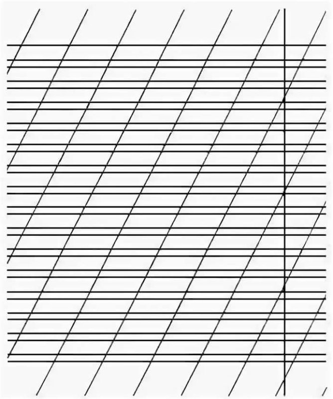 Разлиновка косая линия