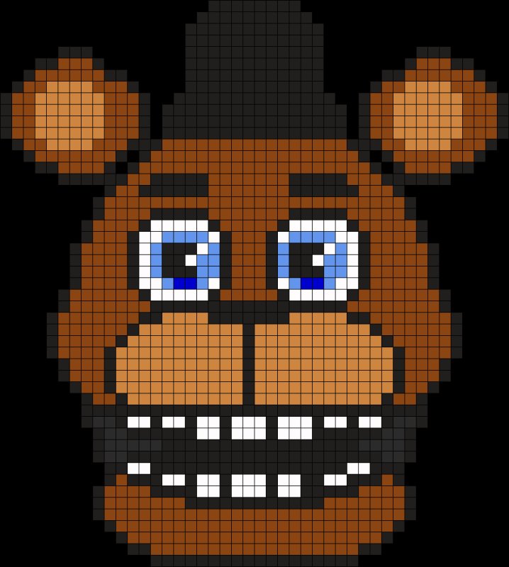 ФНАФ по клеткам Фредди