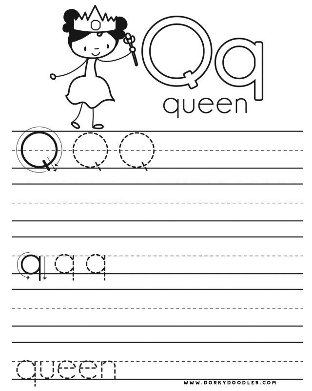 Letter q Worksheet