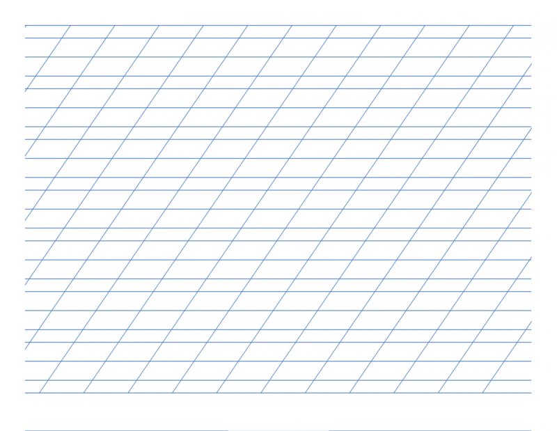 Разлиновка косая линия а4
