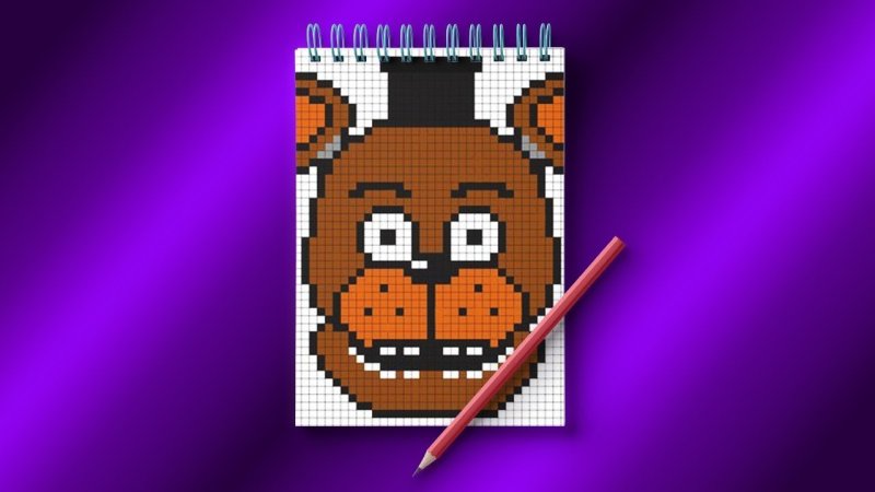 Фредди по клеточкам