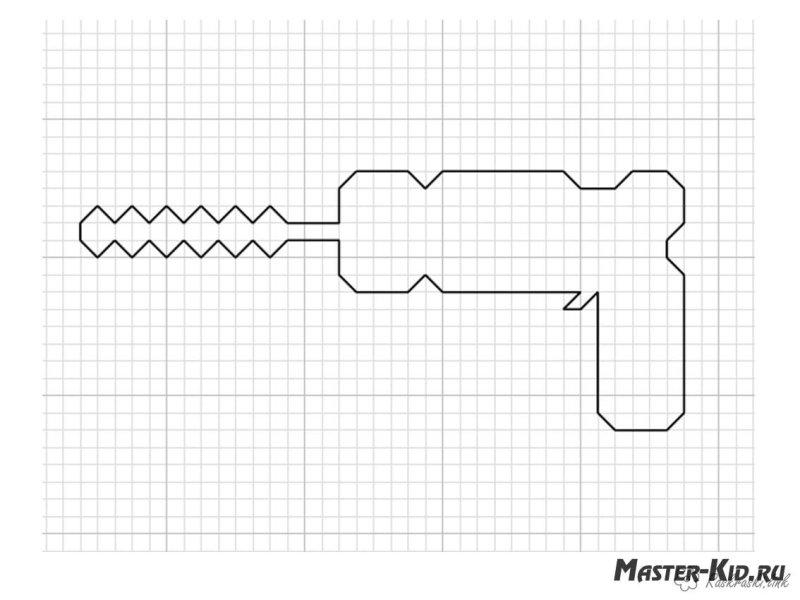 Рисунки по клеткам для детей