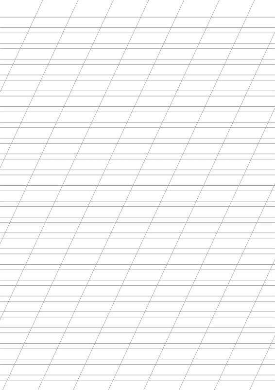 Разлиновка косая линия а4