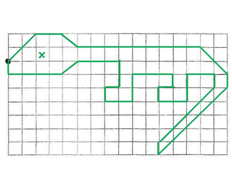 Графический диктант ящерица