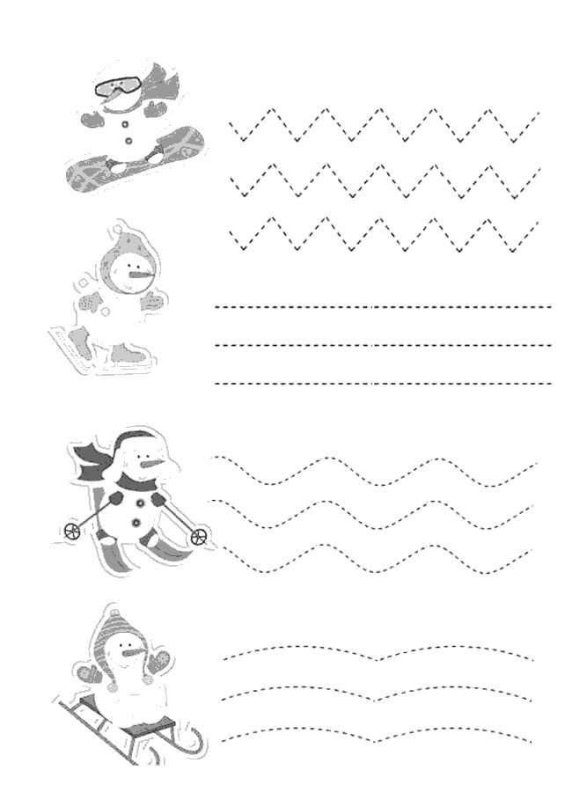 Графомоторика зима