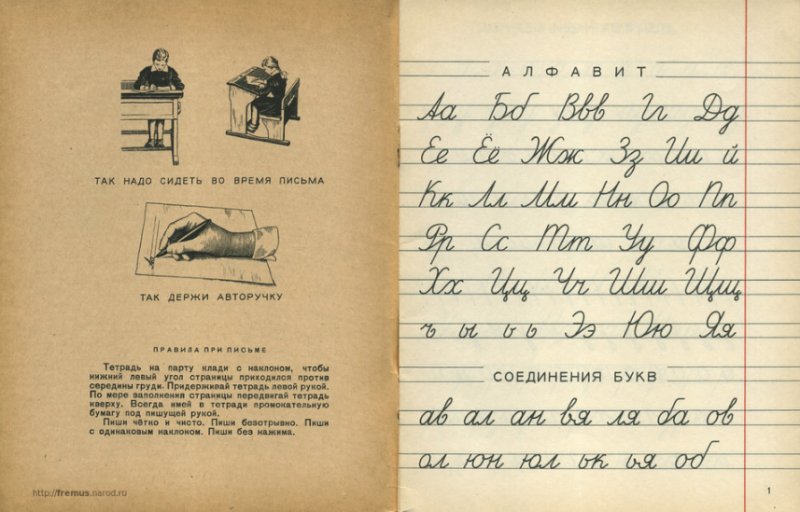 Дореволюционные прописи