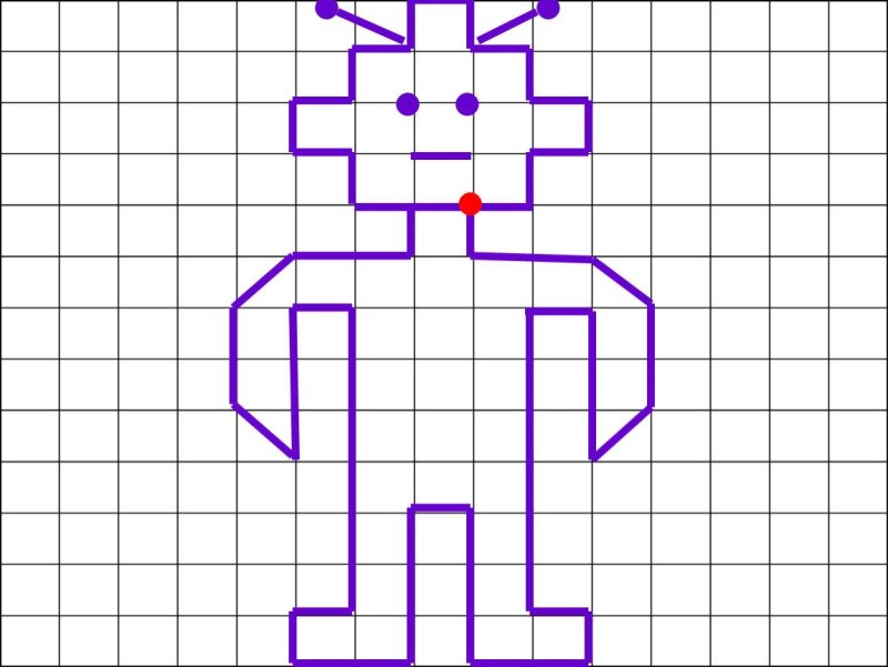 Рисунки в клетку