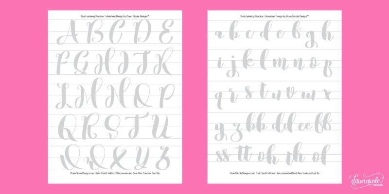 Шрифты для каллиграфии для начинающих