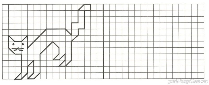 Графические узоры для дошкольников