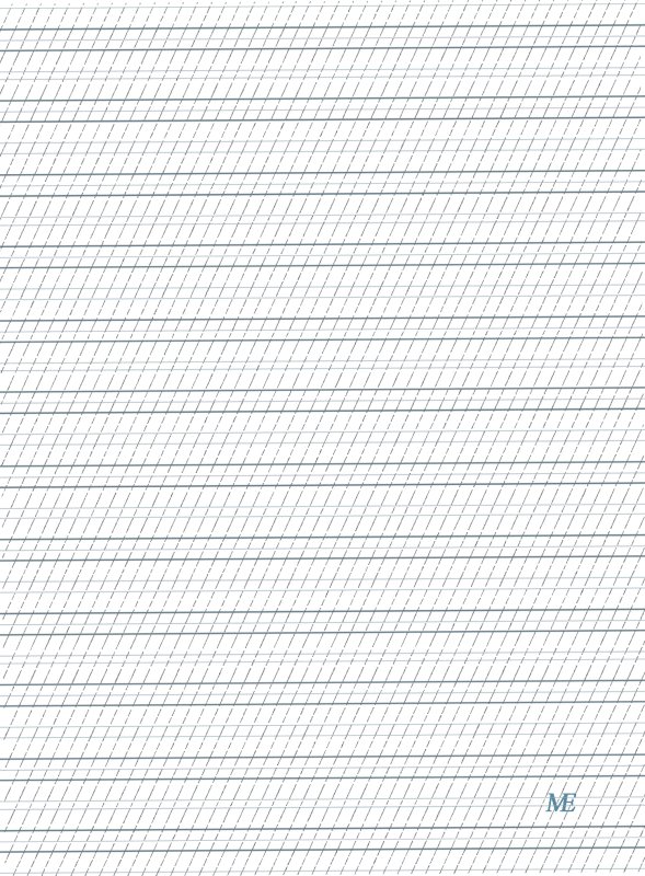 Разлиновка в косую линию а4