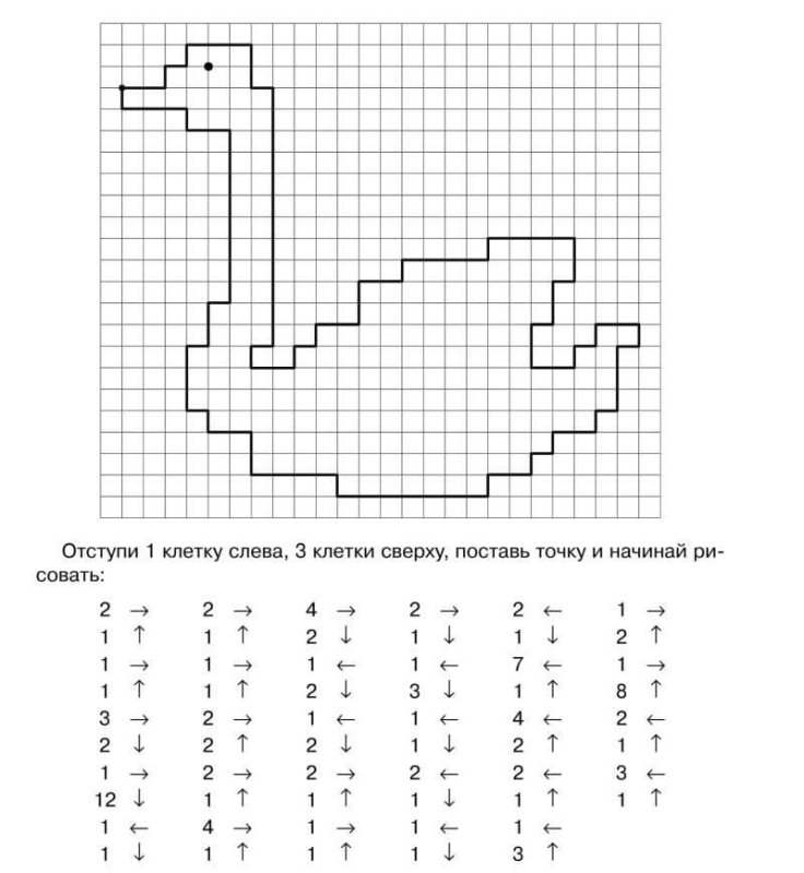 Математический диктант для дошкольников 6-7