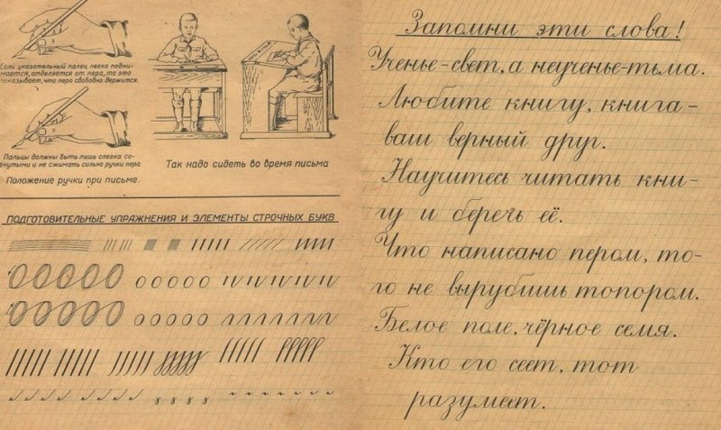 Чистописание в СССР