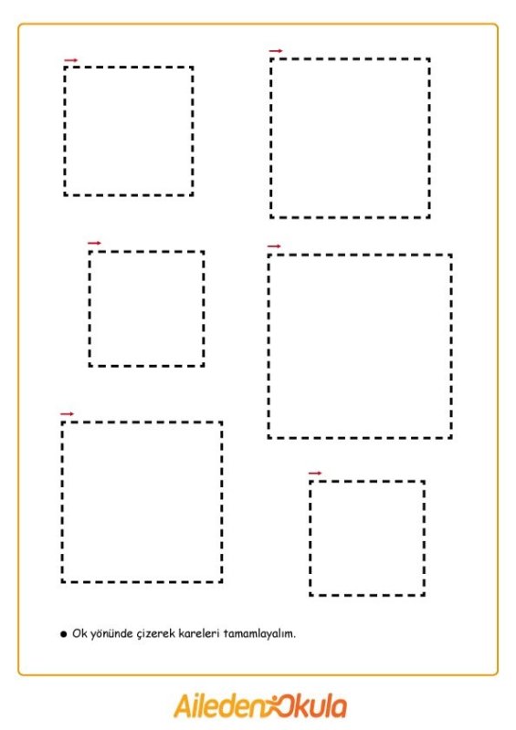 Квадрат для дошкольников