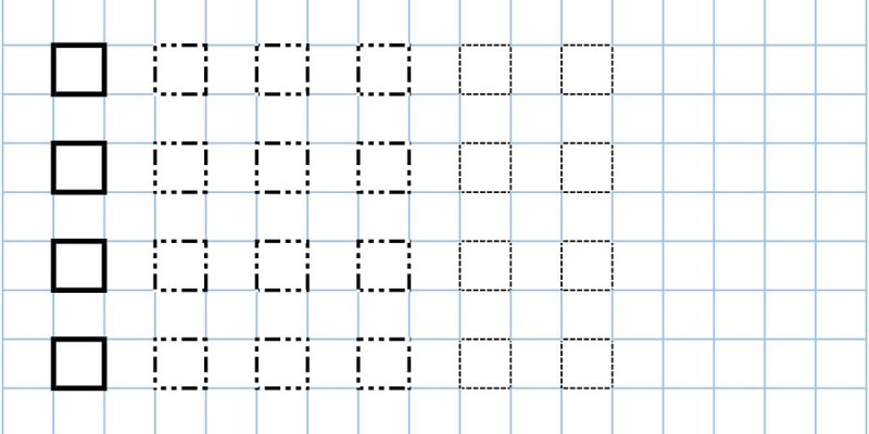 Задания в крупную клетку для дошкольников