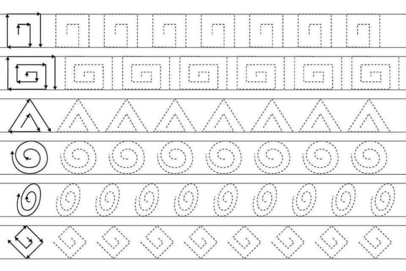 Графомоторика для дошкольников 5-6 лет