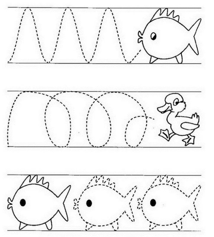 Прописи для дете 3-4 лет