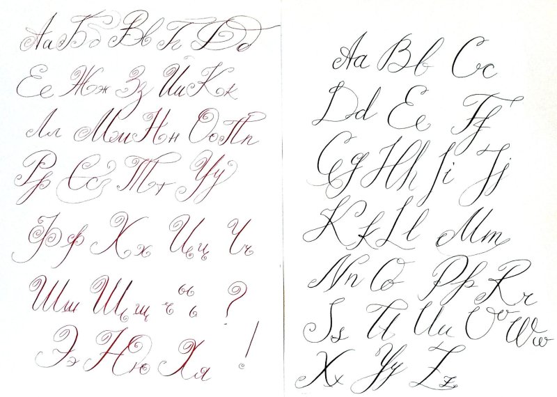 Каллиграфия прописи для начинающих