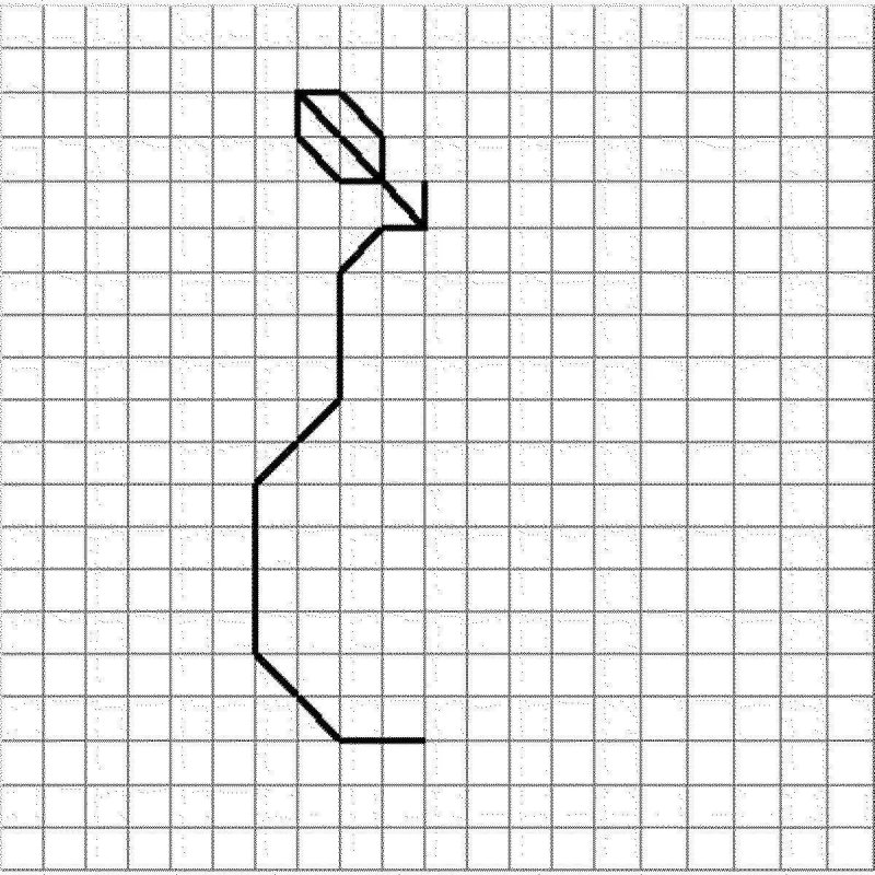 Графический диктант дорисовать вторую половину