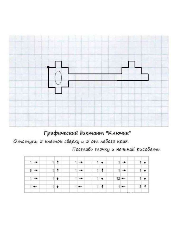 Грамматический диктант для дошкольников