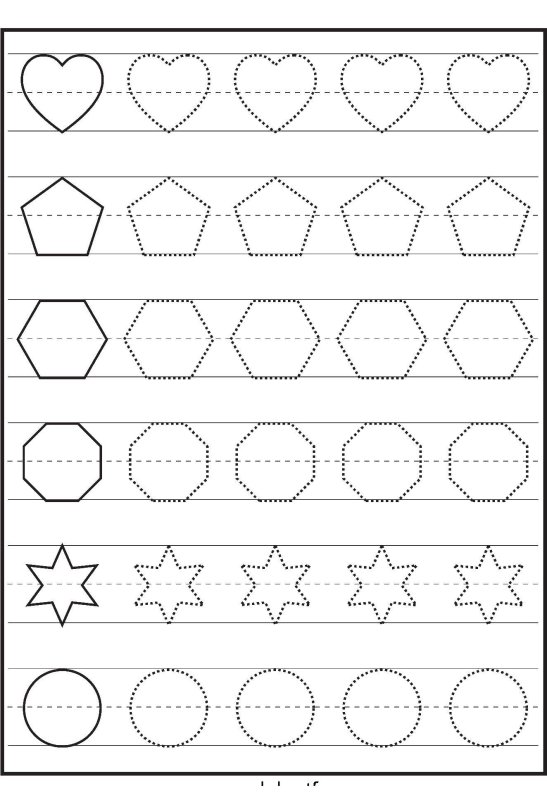 Прописи для детей фигуры