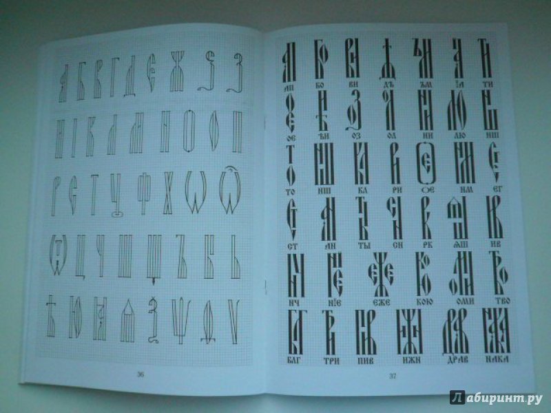 Лигатуры вязь каллиграфия Славянская