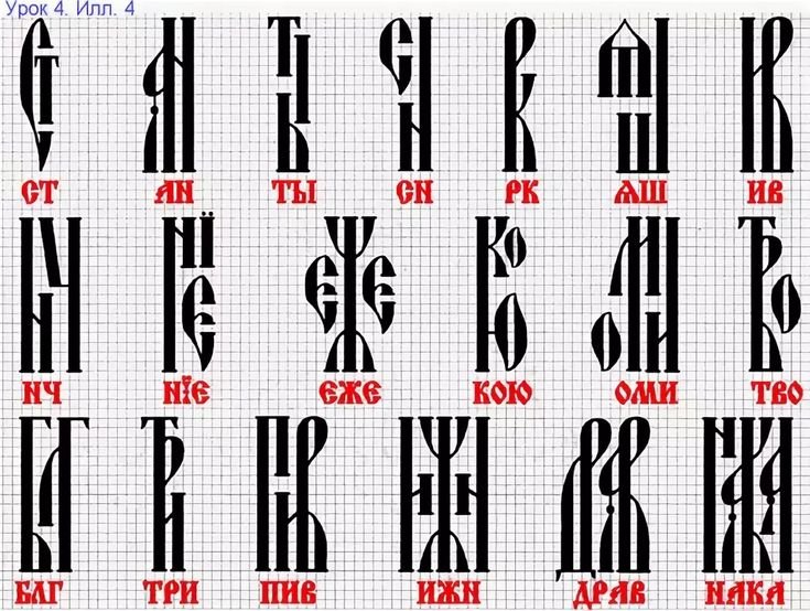 Старославянская вязь