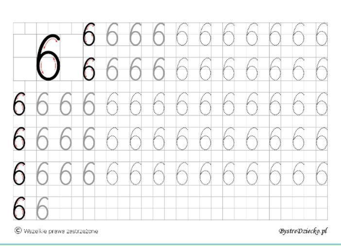 Прописи для малышей цифры