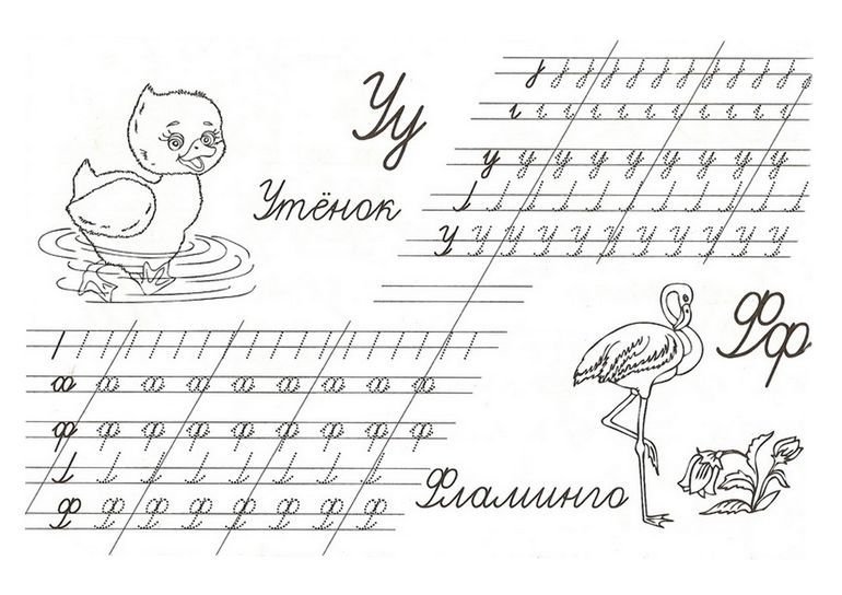Прописи для дошкольников буквы прописные