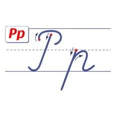 Чистописание буква а