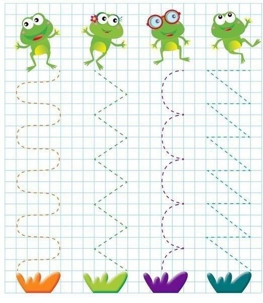 Графомоторика для малышей 3-4 лет