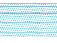Разлиновка частая косая линия а4