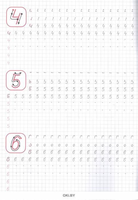 Пропись Каллиграфическое написание букв и цифр