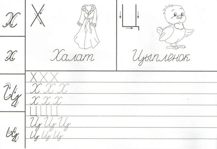 Печатные и прописные буквы пропиши