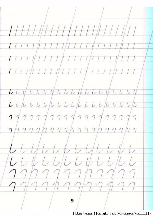 Прописи 1 класс палочки крючочки