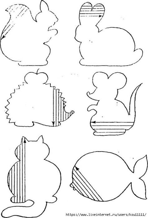 Штриховка для дошкольников