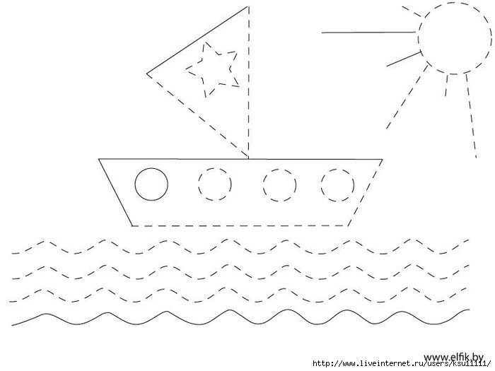 Пунктир для дошкольников
