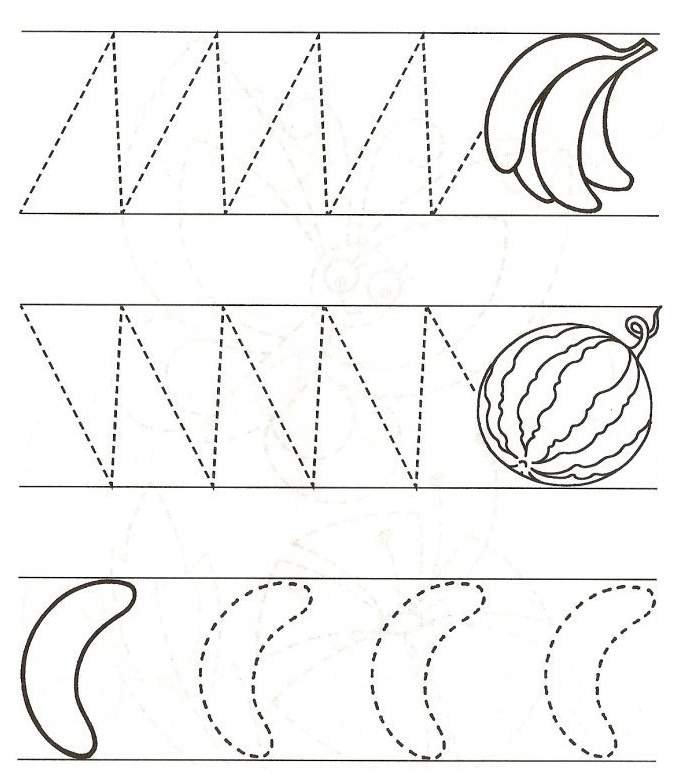 Первые прописи для малышей 3-4 лет