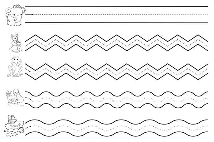 Графомоторные дорожки 3-4 года