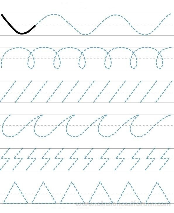Упражнения прописи для дошкольников