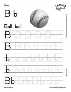 Пропись b английский