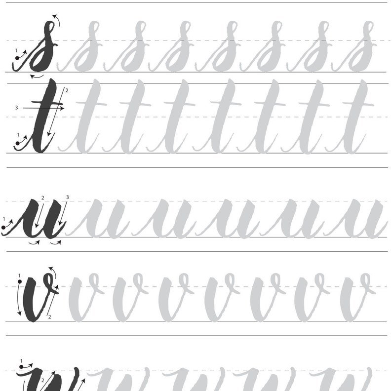 Каллиграфия прописи для начинающих