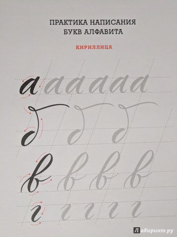 Каллиграфия прописи