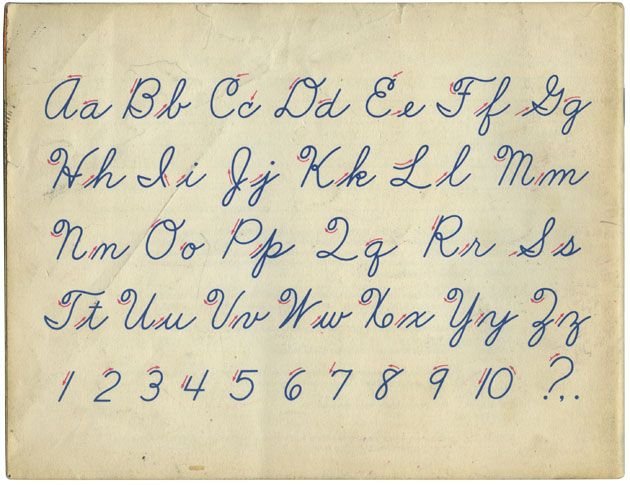 Английский рукописный почерк