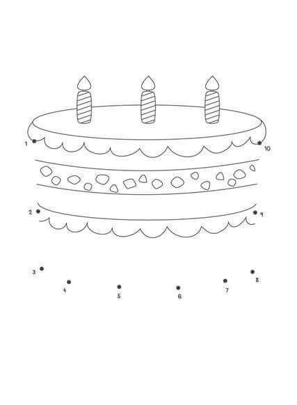 Тортик задания для дошкольников