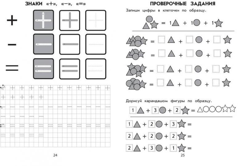 Пропись знаков