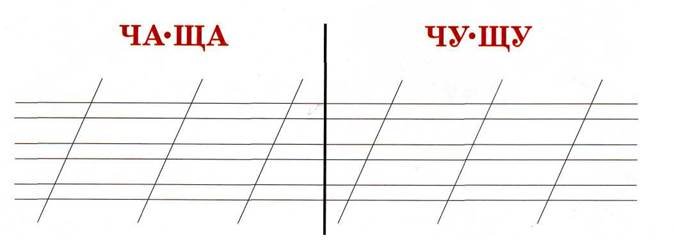 Чистописание жи ши